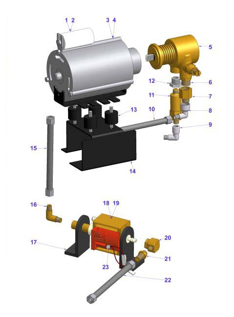 Vibiemme Domobar - Motor & Pump (HX, 2B)