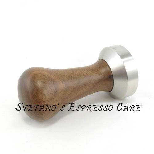 Tamper  Walnut and Stainless Steel 53mm DeVecchi 