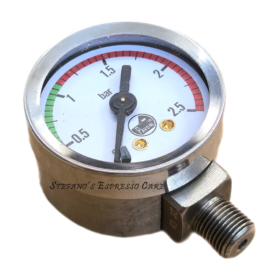 La Pavoni Europiccola Pressure Gauge Chrome – Stefano's Espresso Care