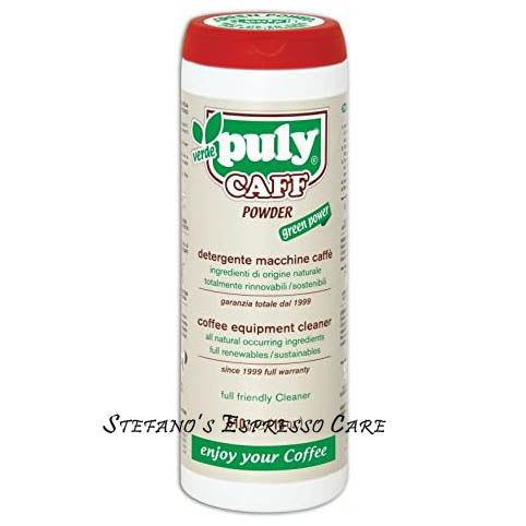 Espresso machine detergent Puly Caff Green Verde