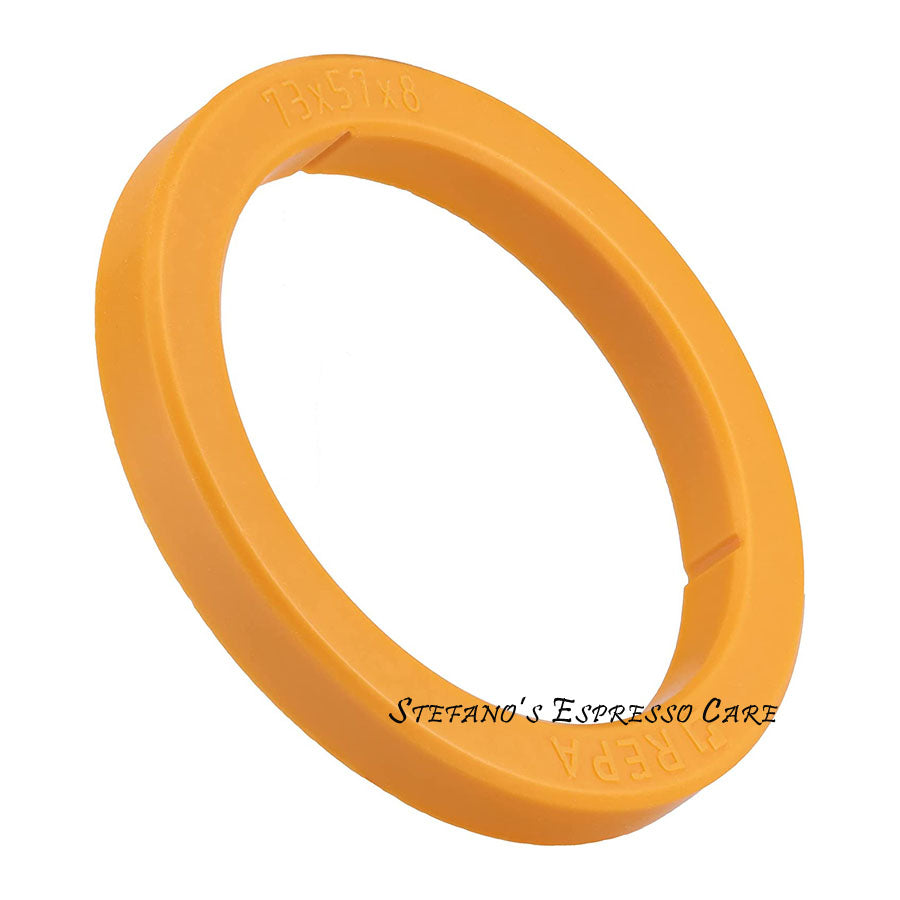 Grouphead Gasket E-61 8mm in Silicone MUSTARD Made in Italy