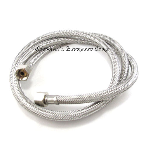 Zurn 93317332 Stainless Steel Braided Hose, 3/8 Comp x 3/8, (Lead