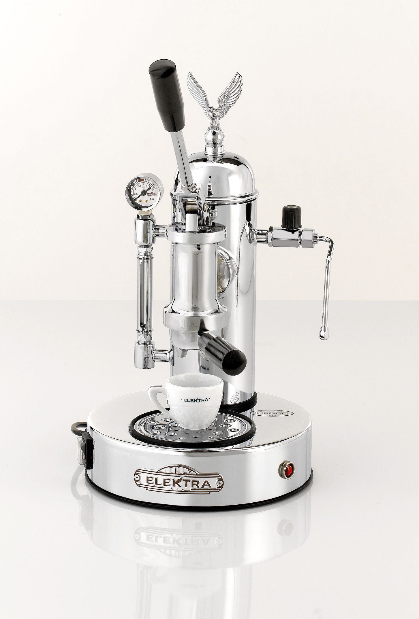 Elektra Microcasa Leva Chrome Lever Espresso Machine Elektra
