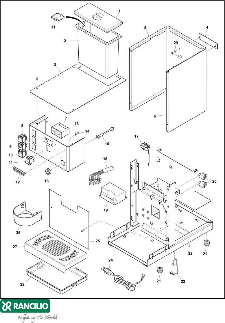 Rancilio Silvia PRO Drawing A