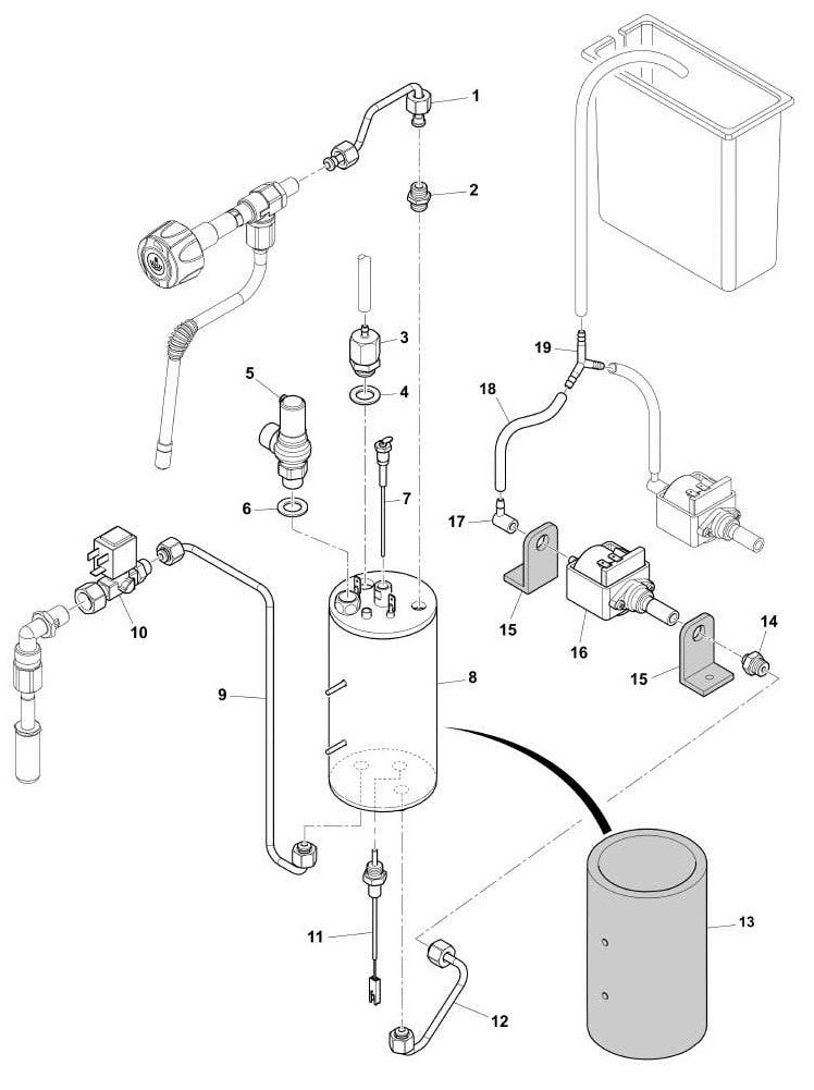 Rancilio Silvia PRO Drawing C