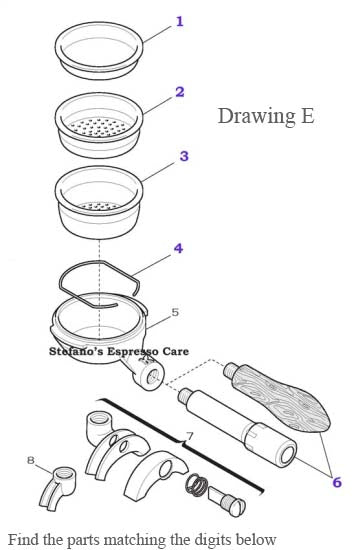 Drawing E - Elektra Portafilter