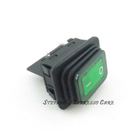 ON/OFF Green Lighted Main Switch 20A 2 Poles (4 Terminals)