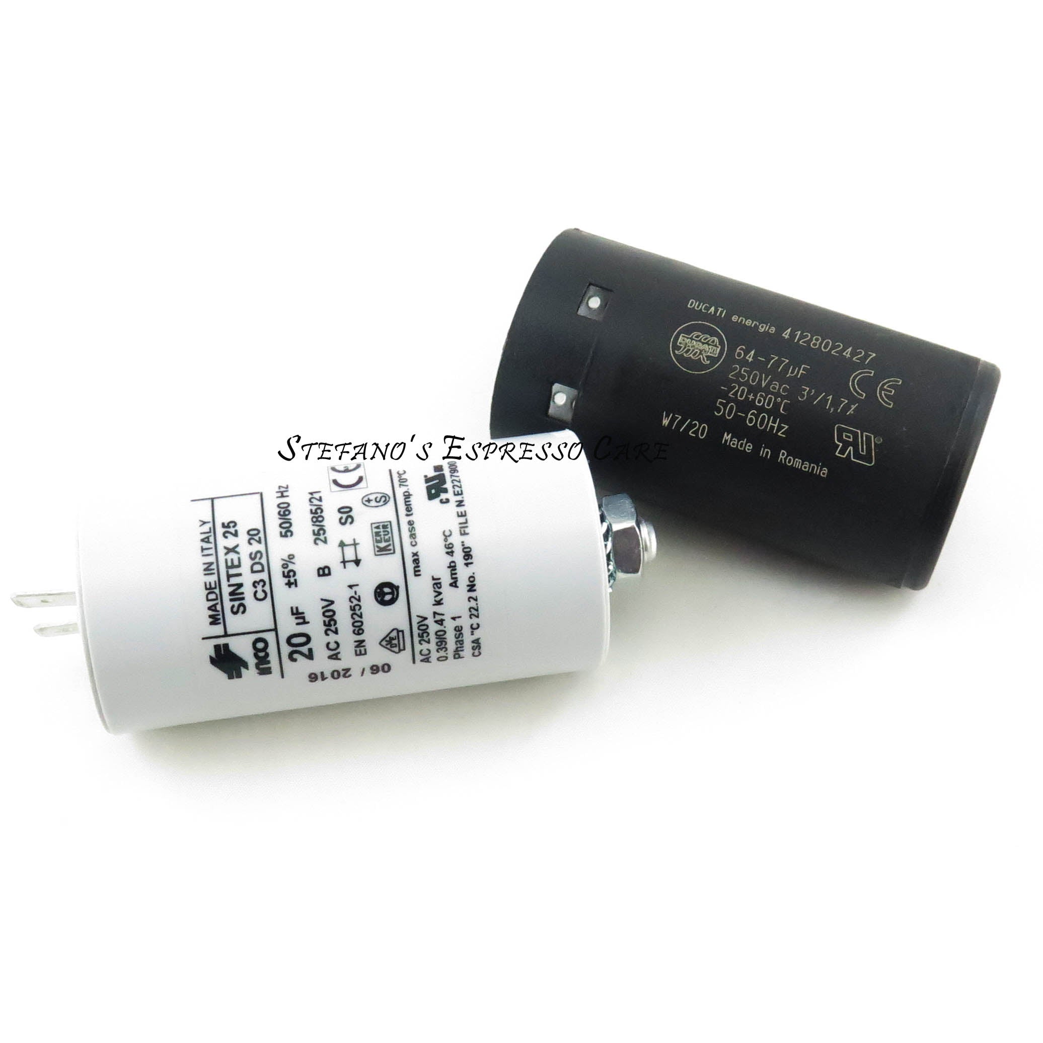 Rancilio Rocky Starter Capacitor for Motor 115V