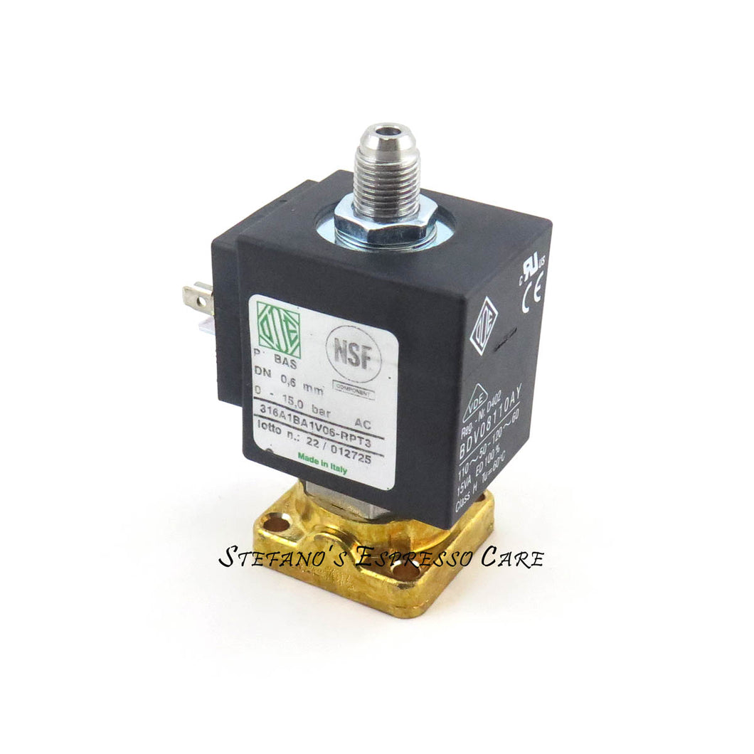 Rancilio Silvia Pro PRO-X Solenoid Valve | 34040051 | Replacement pats for Rancilio Silvia Pro and Pro-X espresso machine