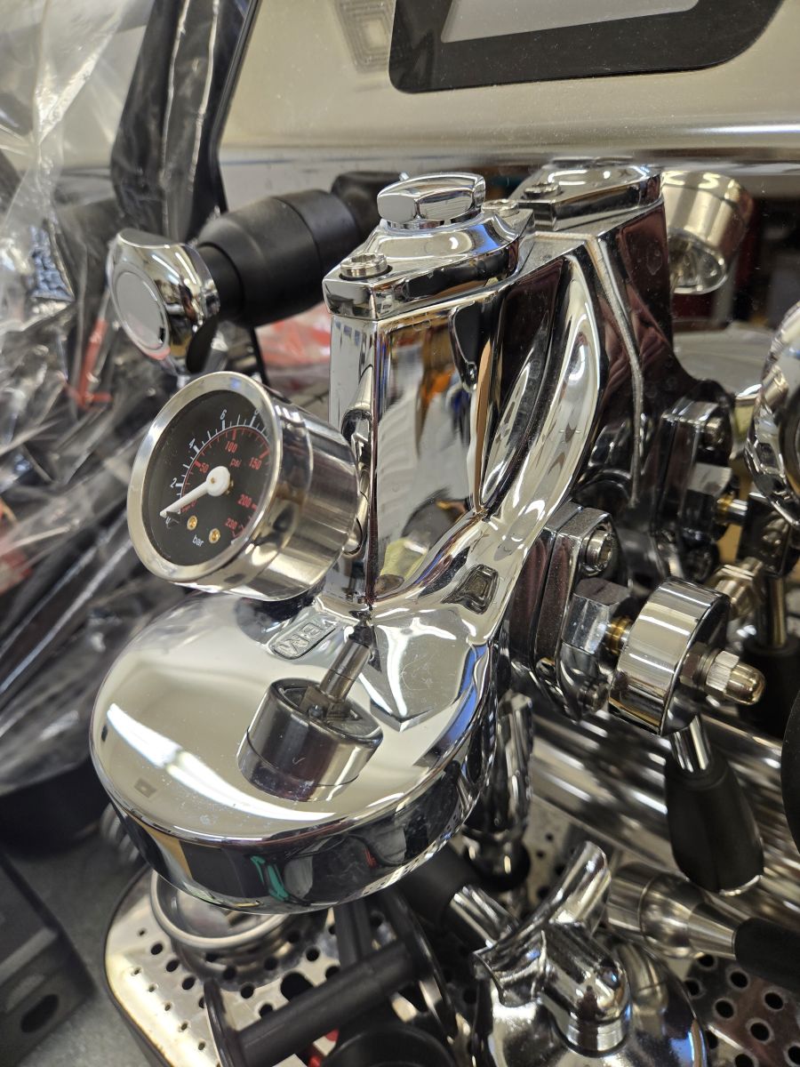 Vbm E61 Group Head Parts E61 Lever Chromed Brewing Group Complete