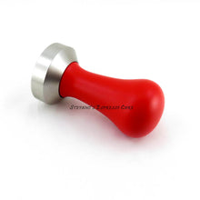 Load image into Gallery viewer, DEVECCHI Tamper Red Lacquered Beech Wood and Stainless Steel 51mm
