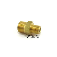 Brass Fitting 1/4M to 1/8M Fitting BSP