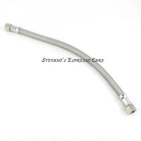 Stainless Steel Braided Hose 1/8 to 1/8 BSP 27cm