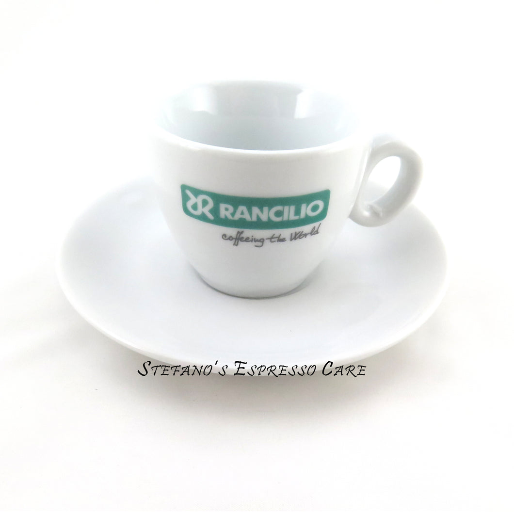 Rancilio Logo espresso cup and saucer