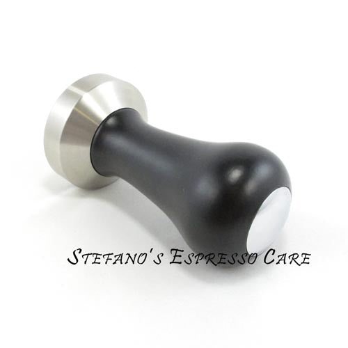 DEVECCHI Tamper Black Wood and Stainless Steel With Chrome Cap 49mm