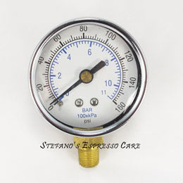 Air Filled Pressure Gauge 0-160PSI 1/8 NPT